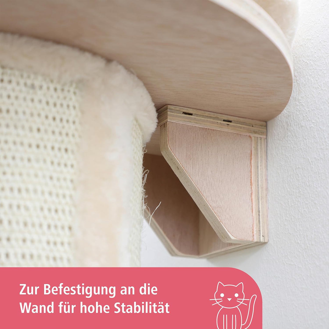 Kerbl Pet Kratzbaum Dolomit Tower, Ø38cm Höhe 187cm, beige