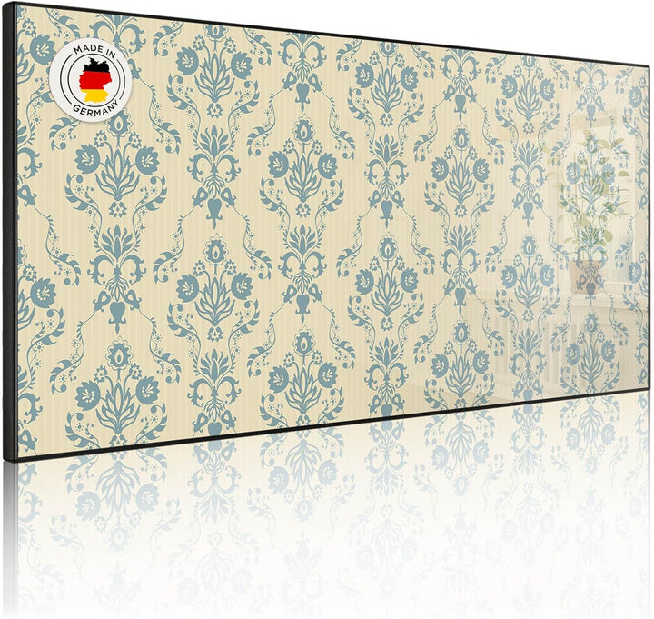 banjado Magnettafel schwarz 78 x 37cm / Magnetwand Metall/Magnetpinnwand als Memoboard/Pinnwand Magn