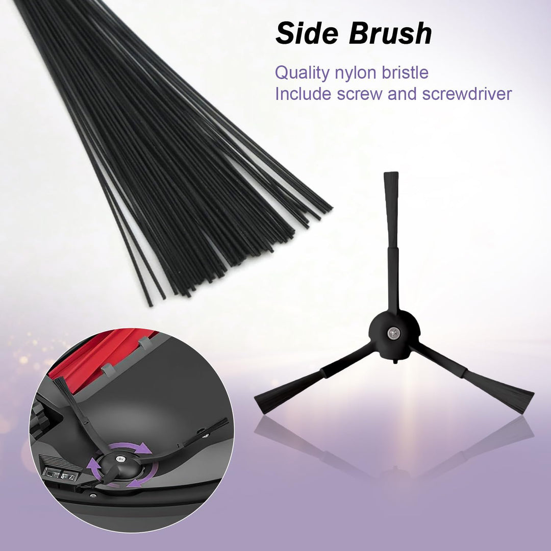 Zubehör für Roborock Qrevo S/Qrevo Pro/Qrevo MaxV/Qrevo Plus Saugroboter, Ersatzteile mit 1 Hauptbür