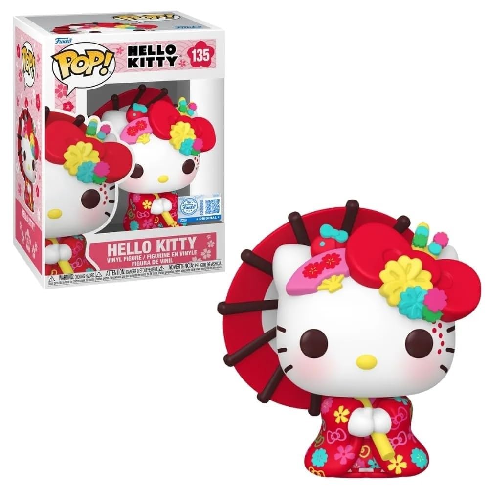 Funko Pop! Vinyl: Hello Kitty - Hello Kitty in Kimono - Vinyl-Sammelfigur - Geschenkidee - Offiziell