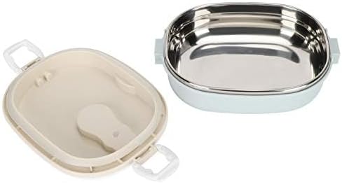 Lunchbox, 900ml Edelstahl-Bento Lunch Box, Einschichtigem Lunchbox, auslaufsichere Lebensmittelbehäl