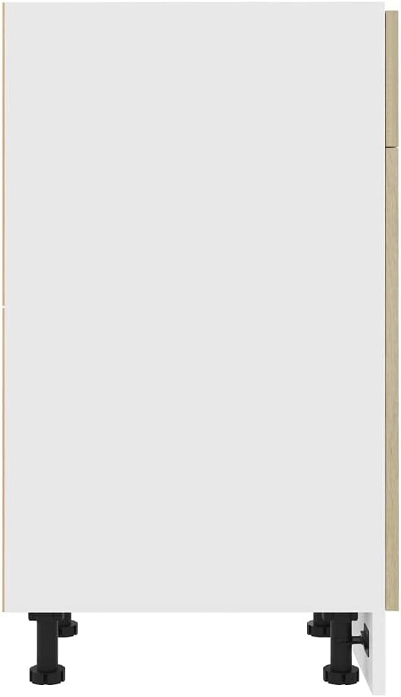 vidaXL Schubunterschrank Lyon Sonoma-Eiche 30x46x81,5 cm Holzwerkstoff, Küchenschrank, Gastronomiesc