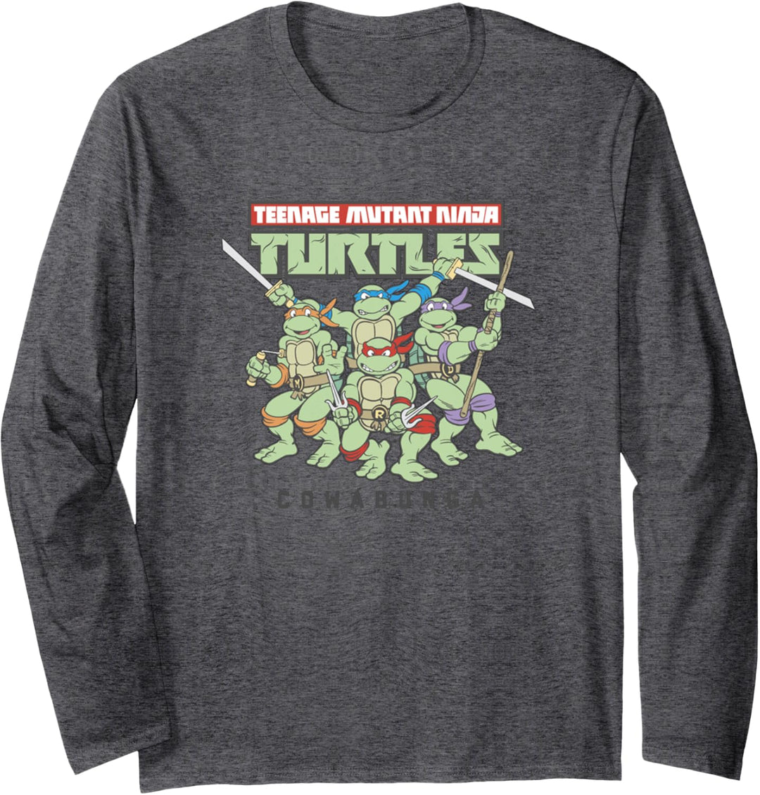 Teenage Mutant Ninja Turtles Faded Cowabunga Langarmshirt