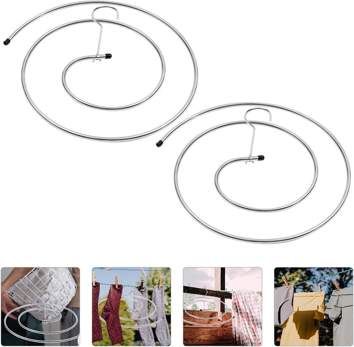 EXCEART Drying Rack Spirale Geformt Trocknen Rack Wäsche Ständer Kleiderbügel für Wohnheim Bett Blat