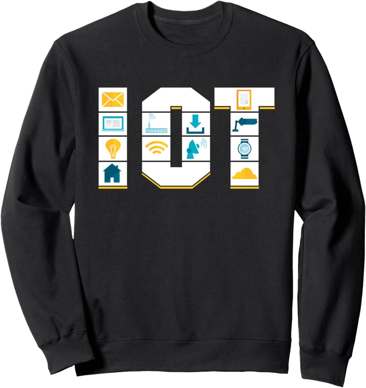 Internet Der Dinge oT Allesnetz IdD ITechnologie IT Zukunft Sweatshirt