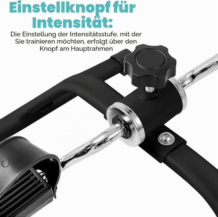 Techfit Pedal-Ausbilder, Mini-Heimtrainer für Heim und Büro, leichte Trainingsmaschine für Arme und