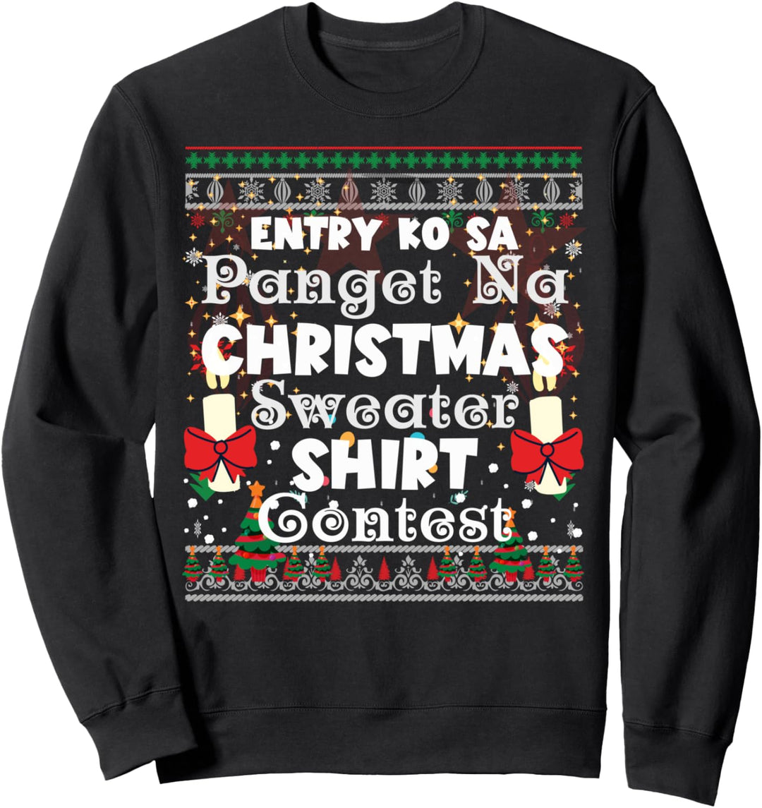 Eintrag Ko Sa Panget Na Christmas Hässlicher Pullover Shirt Sweatshirt