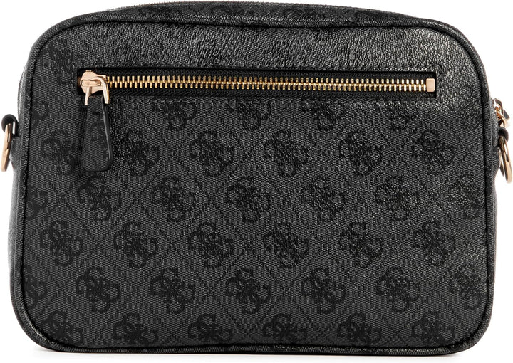 GUESS Damen Meridian Umhängetasche, Kameratasche Einheitsgrösse Kohle-logo, Einheitsgrösse Kohle-log