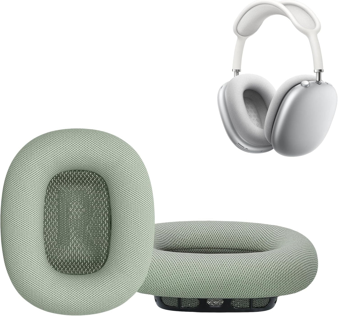 kwmobile 2X Ohrpolster kompatibel mit Apple AirPods Max Polster - Kopfhörer Polster aus Kunstleder f