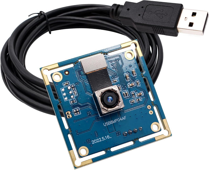 ELP 8MP USB Autofokus-Kamera für Computer und 3D-Drucker, Full HD 2448P, Lightburn Cam