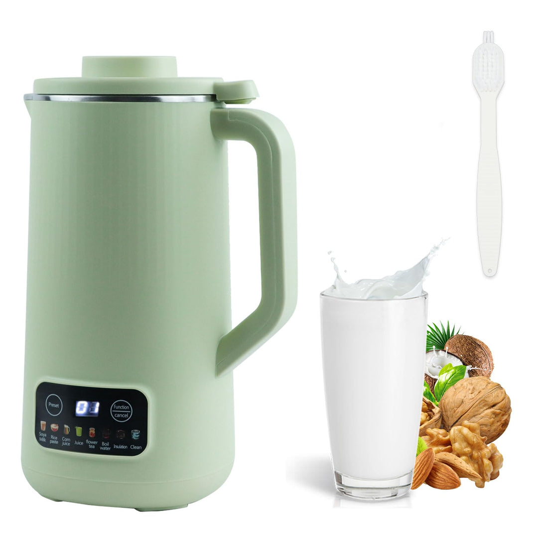 Sojamilch Hersteller, 600ml Entsafter Sojamilch Maschine mit 10 Klingen Hafermilch Maschine mit Verz