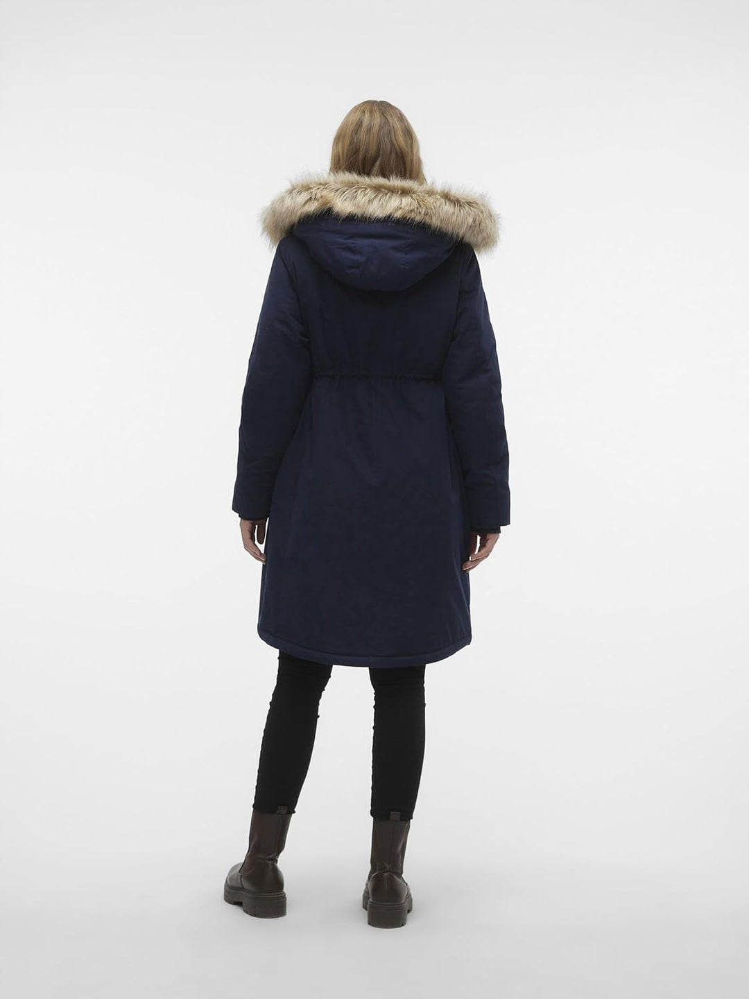 MAMALICIOUS Female Jacke Umstands-Mantel M Blau, M Blau