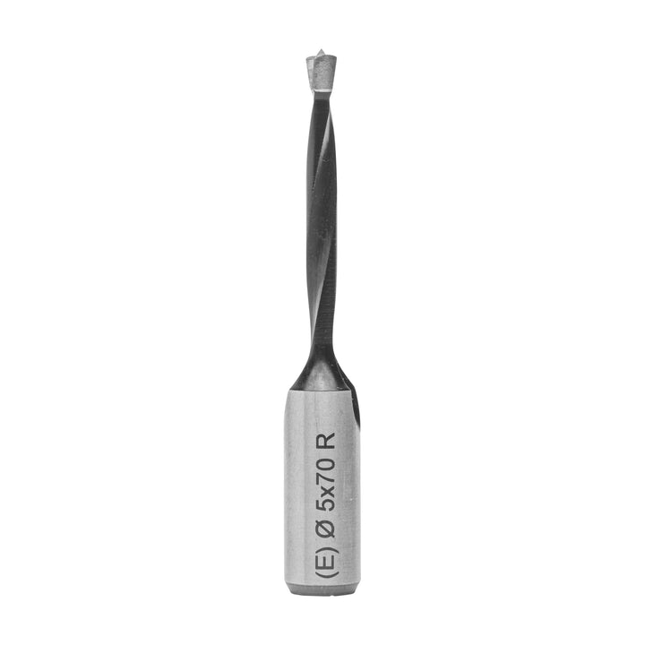 ENT 22780 Dübelbohrer HW, Schaft (S) 10 mm, Durchmesser (D) 5 mm, NL 35 mm, SL 30 mm, L 70 mm, Recht