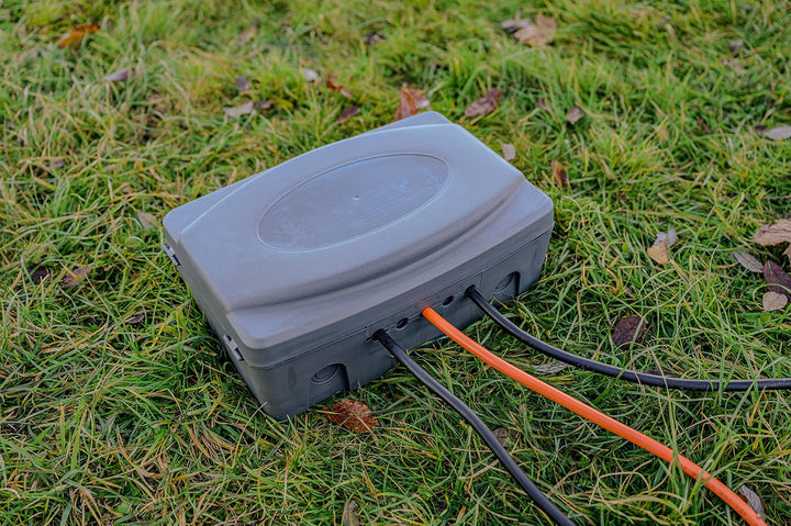 Brennenstuhl wetterfeste Box (IP54 Kabelbox wasserdicht für den Aussenbereich zum Schutz von Steckve