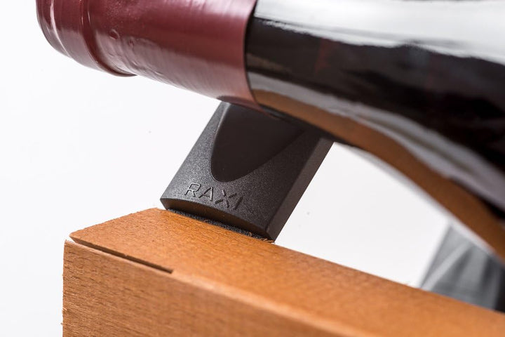 RAXI™ Classic Premium Weinregal aus Holz mit luxuriösem Design, Flaschenregal für 12x Wein Flaschen