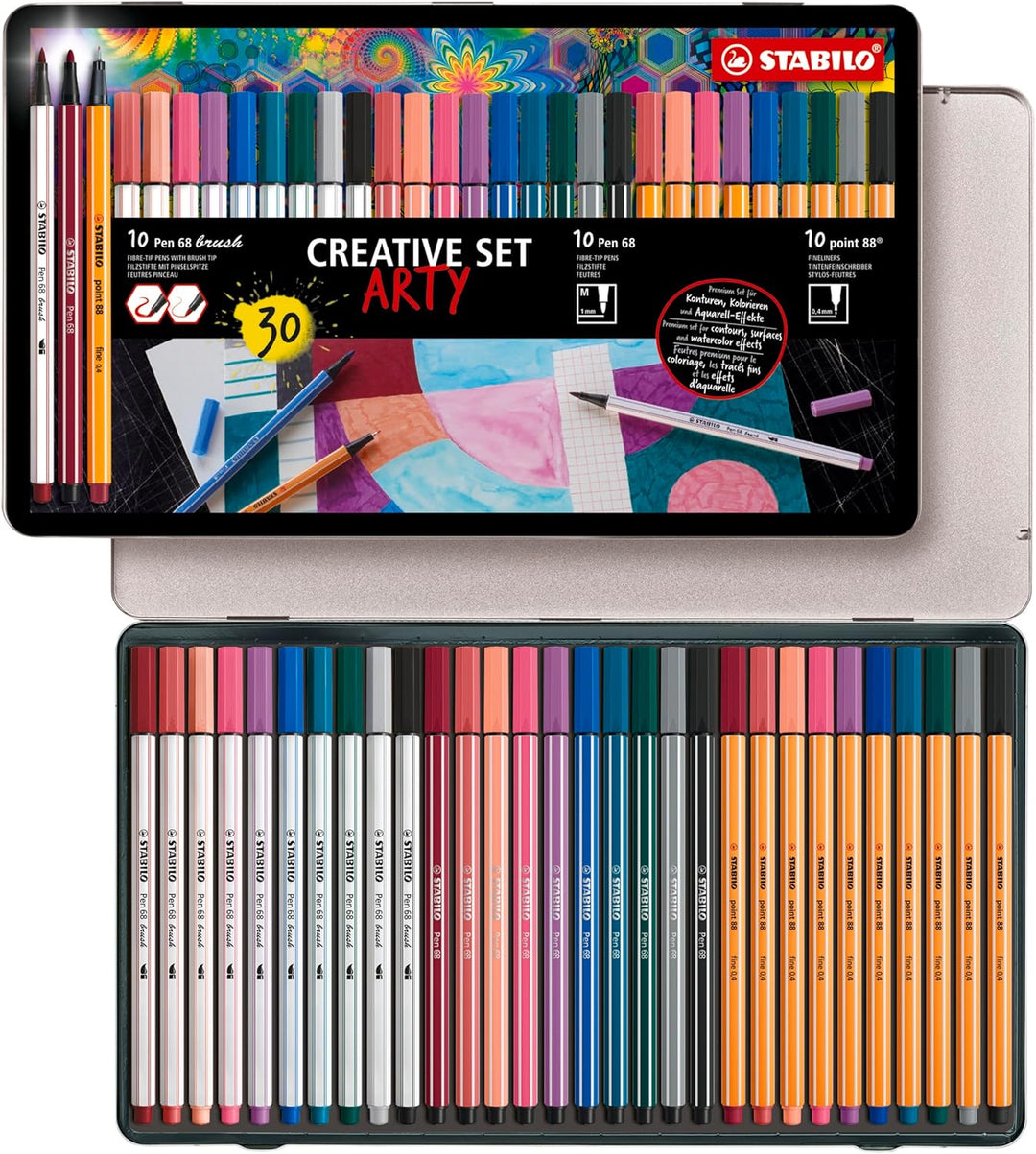 Premium-Filzstift mit Pinselspitze, Premium-Filzstift & Fineliner - STABILO Pen 68 brush, Pen 68 & p