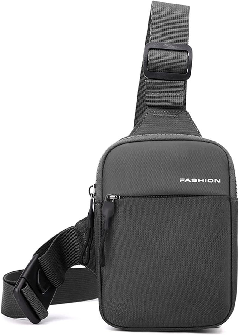 FANDARE Herren Brusttasche Ultraleicht Sling Chest Pack Umhängetasche Schultertasche Bauchtasche Cro