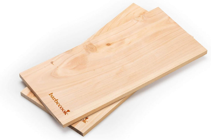 barbecook 2er Set Grillbretter aus Buchenholz zum Grillen und Raeuchern Fuer EIN besonderes Aroma be