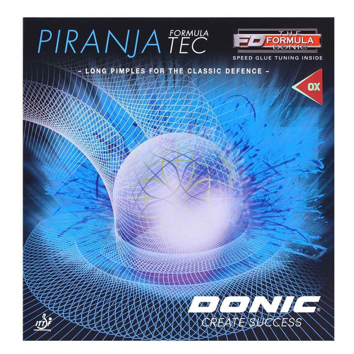 Donic Piranja Tec Tischtennisbelag OX rot, OX rot