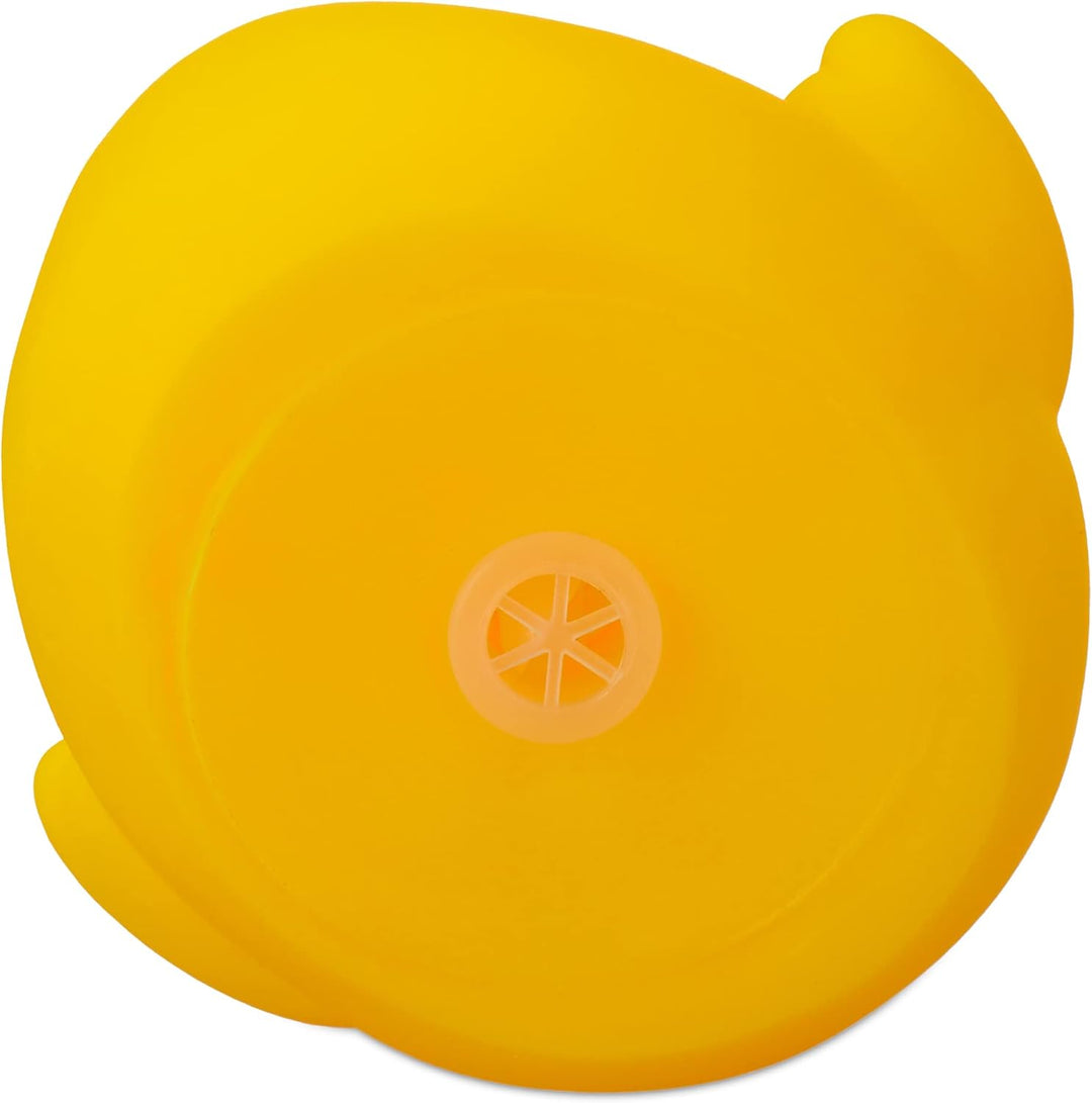 Relaxdays Badeente 3,5cm 48er Set, Quietscheentchen für Badewanne, Badespass und Deko, Mitgebsel Kin