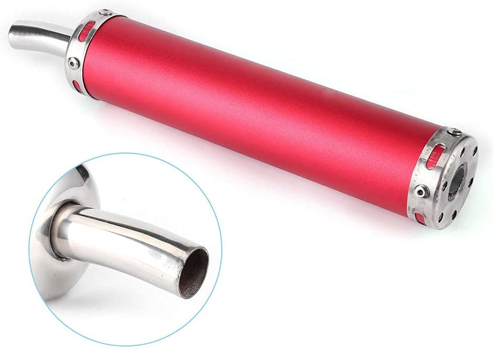 Auspuff Schalldämpfer, 20 mm (0,8 Zoll) Schalldämpfer-Schalldämpfer Modifizierte Teile für 2-Takt-Mo