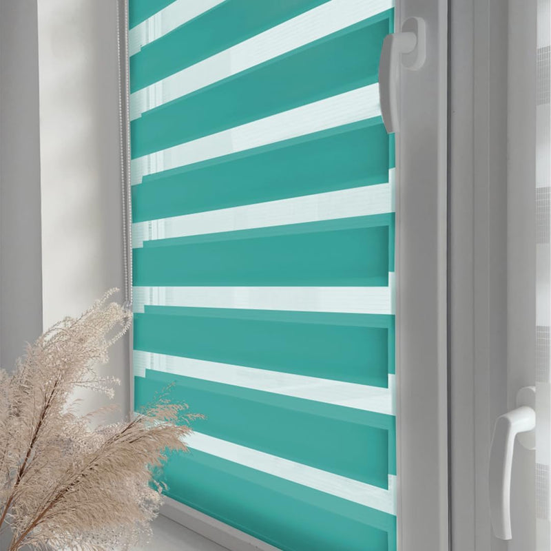 Home-Vision® DuoRollo Klemmfix, Doppelrollo ohne Bohren mit Klämmträgern, Rollos für Fenster und Tür