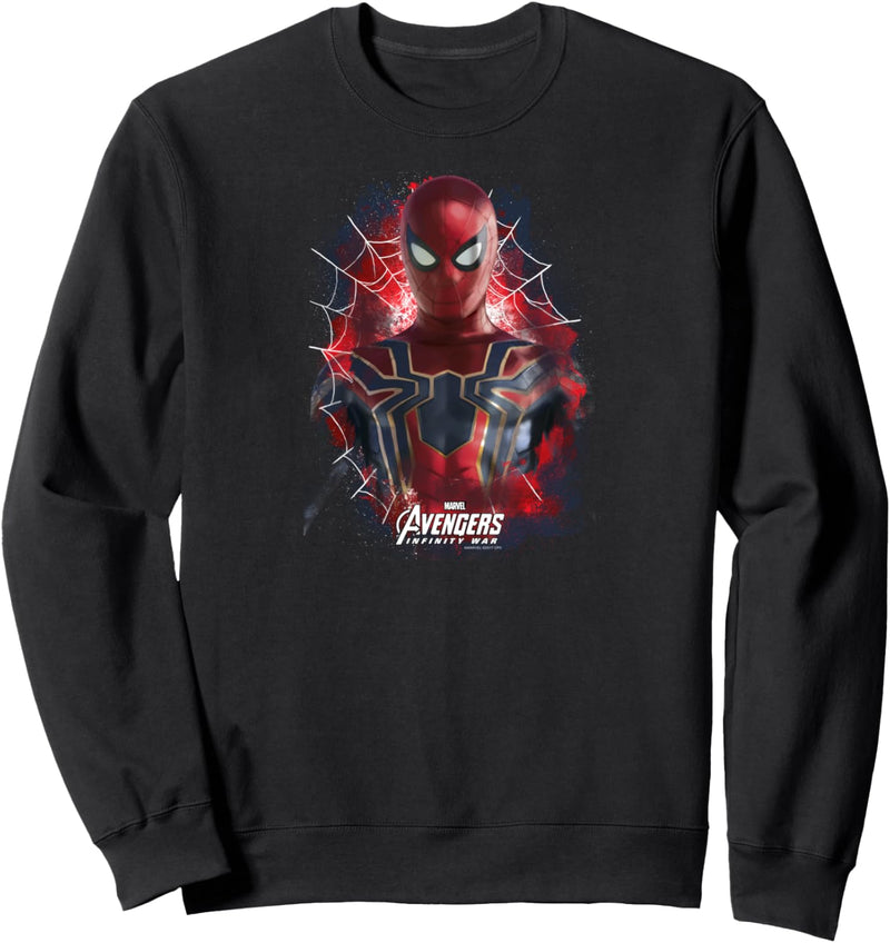 Marvel Avengers: Infinity War Spider-Man Paint Poster Sweatshirt