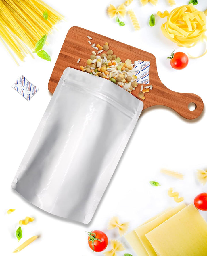 Midukit Mylar bags zur langfristige Lagerung Aufbewahrung von Lebensmitteln, 25 x 35 cm, 8,6 Mil, My