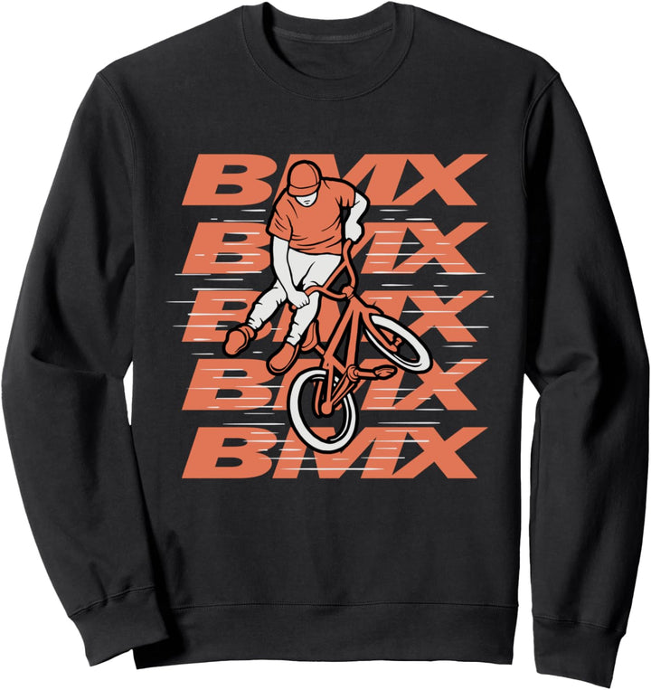 BMX Fahrer Fahrrad Bike Sportler Stunt Freestyle Biker Sport Sweatshirt