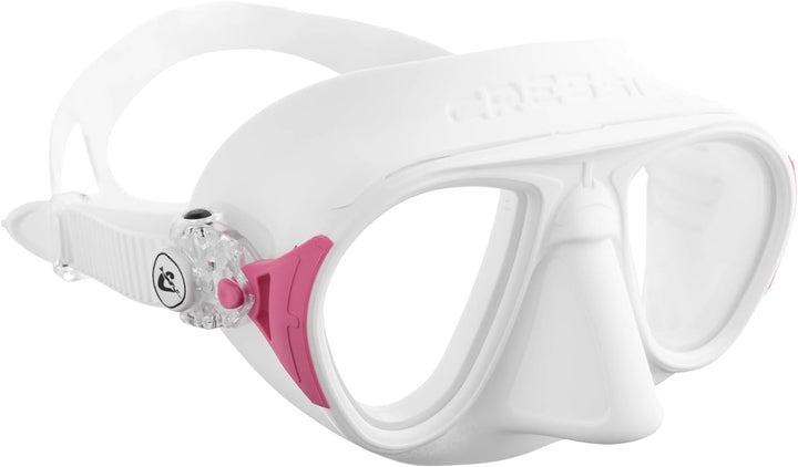 Cressi Schnorchelset Erwachsene Calibro & Corsica Weiss Einheitsgrösse Single, Weiss Einheitsgrösse