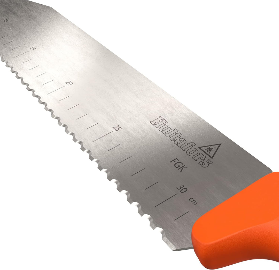 Hultafors Dämmstoffmesser aus japanischem Karbonstahl I 300mm x 50mm Klinge I I Inkl. Klingenschutz