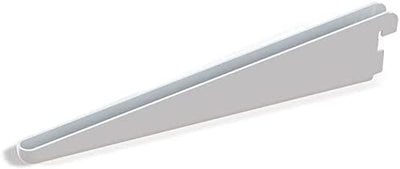 Emuca - Regalwinkel für Leistenprofil, doppelte Bohrung, Durchlass 32 mm 270mm, Set aus 20 Stück, We