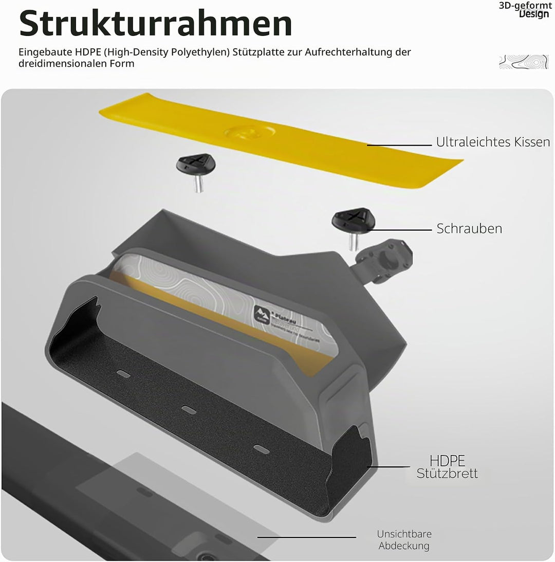Rhinowalk Fahrrad Rahmentasche mit Magnetverschluss Wasserdicht Rohrtasche Fahrradtasche Fronttasche