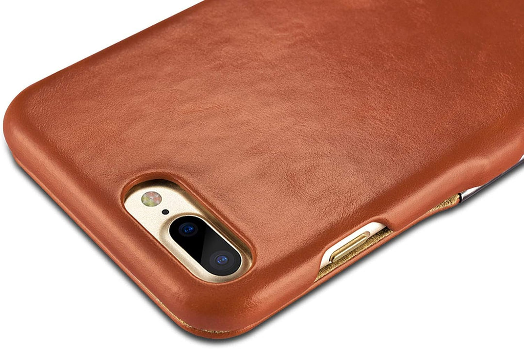 ICARER Hülle passend für Apple iPhone 8 Plus und iPhone 7 Plus (5.5 Zoll), Handyhülle mit echtem Led