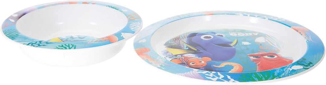 Disney 784450 - Finding Dory 3 teilig Set für Mikrowelle: 2 Teller und 1 Becher in Geschenkpackung 2