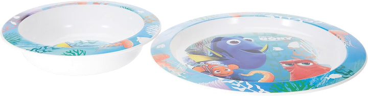 Disney 784450 - Finding Dory 3 teilig Set für Mikrowelle: 2 Teller und 1 Becher in Geschenkpackung 2