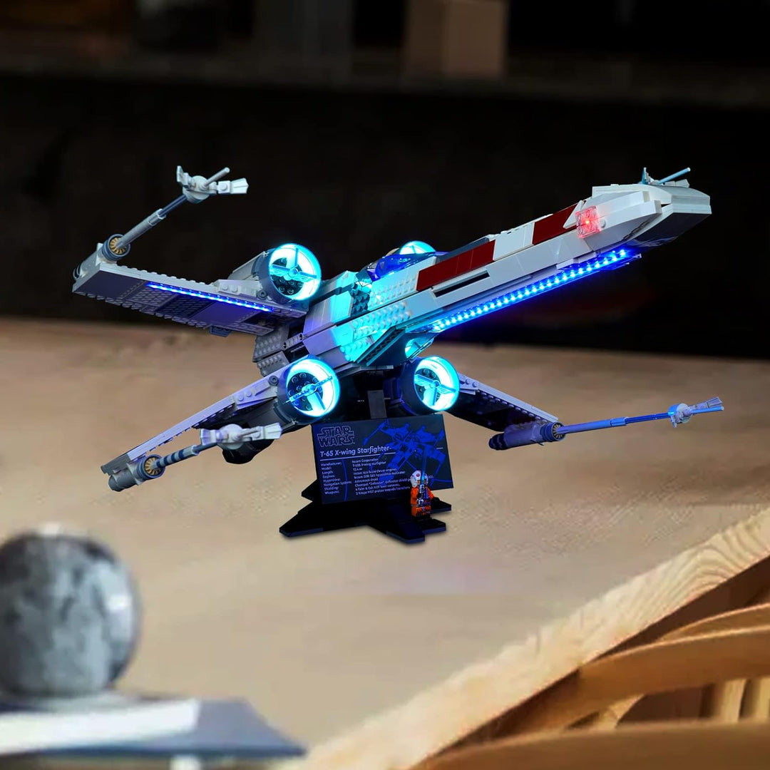 Fernbedienung Licht-Kit für Lego 75355 X-Wing Starfighter Spielzeug (Kein Lego-Modell), Led Beleucht