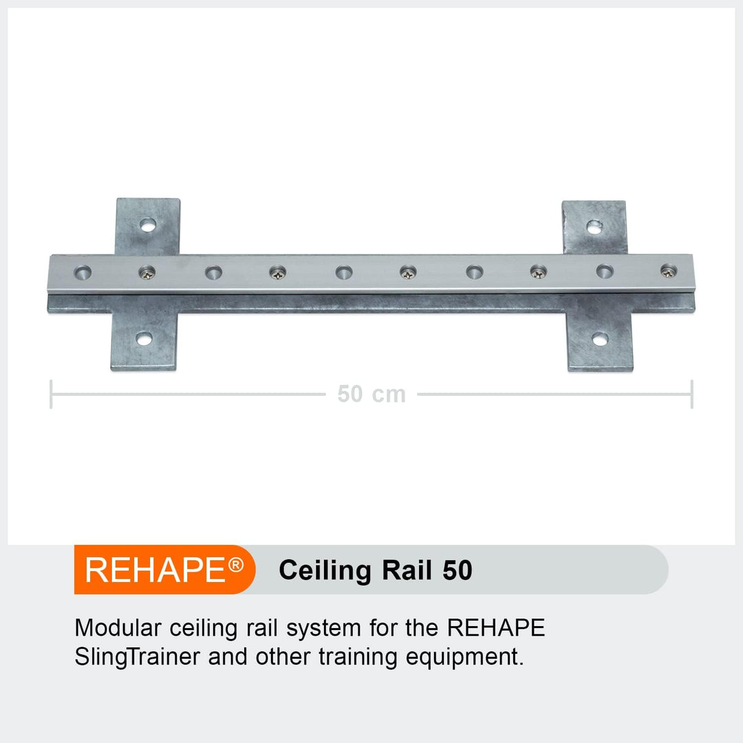 Modulare Deckenschiene - Schienensystem für Trainingsgeräte 50.0 Zentimeter, 50.0 Zentimeter