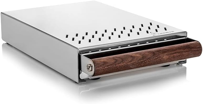 Abklopfbehälter Sudschublade Abschlagkasten Knockbox für Siebträger - mit Holzgriff Espresso Marese