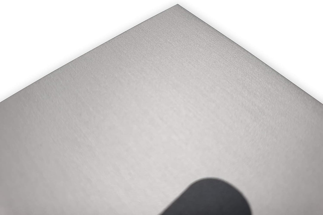 5 "KEIN ZUTRITT!" Schilder aus eloxiertem Aluminium - Grosse 16 x 6 cm - Mit starker Klebefläche der