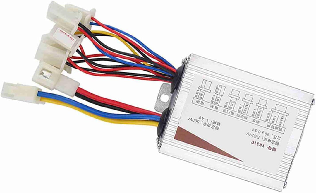 MAGT Motor Controller 24V 500W, Bürsten Motor Controller für Elektrofahrrad Elektroroller E-Bike E S