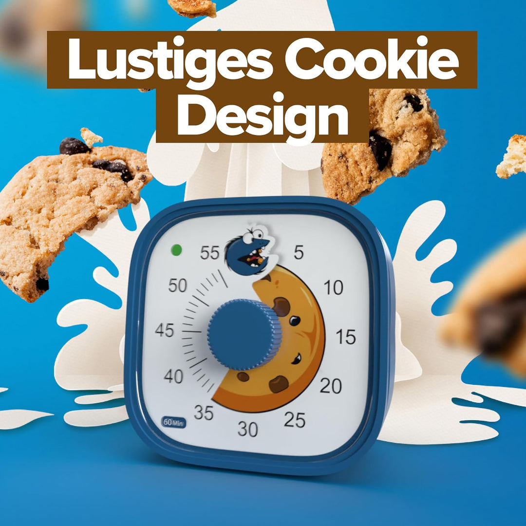 Visueller Timer für Kinder – Cookie Monster – Geschenkidee Einschulung & Kindergarten – Zeitmanagem