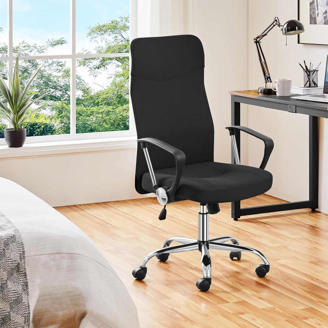 Yaheetech Bürostuhl, ergonomischer Schreibtischstuhl, chefsessel Computerstuhl, 360° Drehstuhl mit k