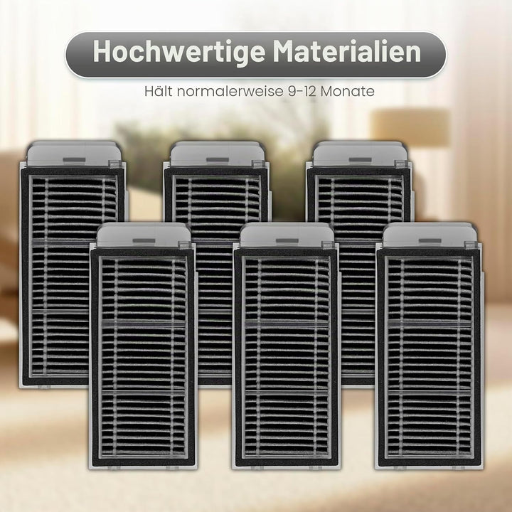 (6 Stück) X50 Ultra Ersatz-HEPA-Filter für Dreame X50 Ultra, L40s Pro Ultra, L50 Pro Ultra, X50 Mast