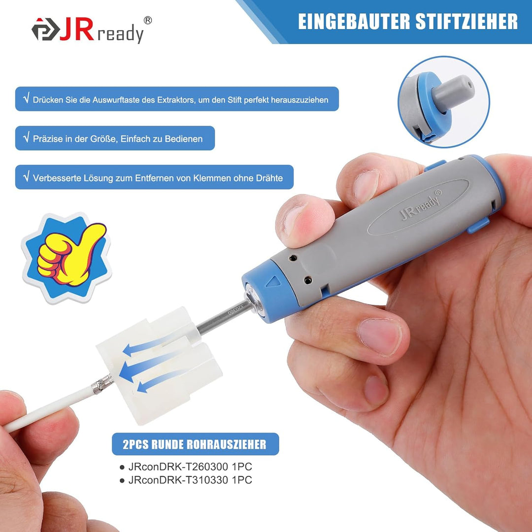 JRready JRconDRK21A10-02 Auspinwerkzeug Kit Neu Entriegelungswerkzeug Mit Schutzhülle Kompatibel Mit