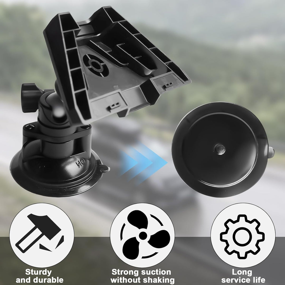 Halterung für Starlink Mini Smooth RV – 360° Drehbarer Aluminium Halter mit Saugnapf, Tragbare Halte