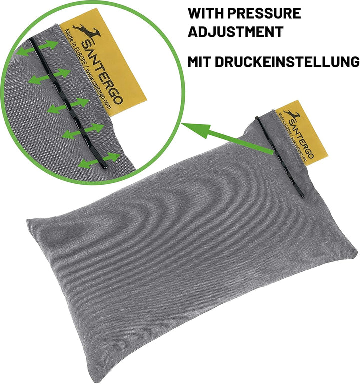 Mauspad Handgelenkauflage - ergonomische Handballenauflage aus Bio-Hirsespreu, Anti-Sehnenscheidenpr