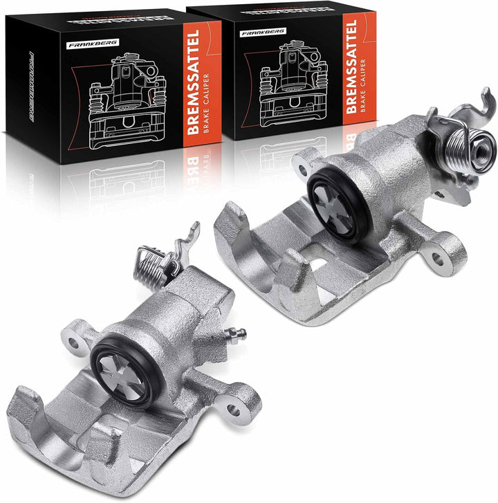 Frankberg 2x Bremssattel Bremszange Hinten Links Rechts Kompatibel mit i10 PA 1.0L 1.1L 1.2L 2007-20