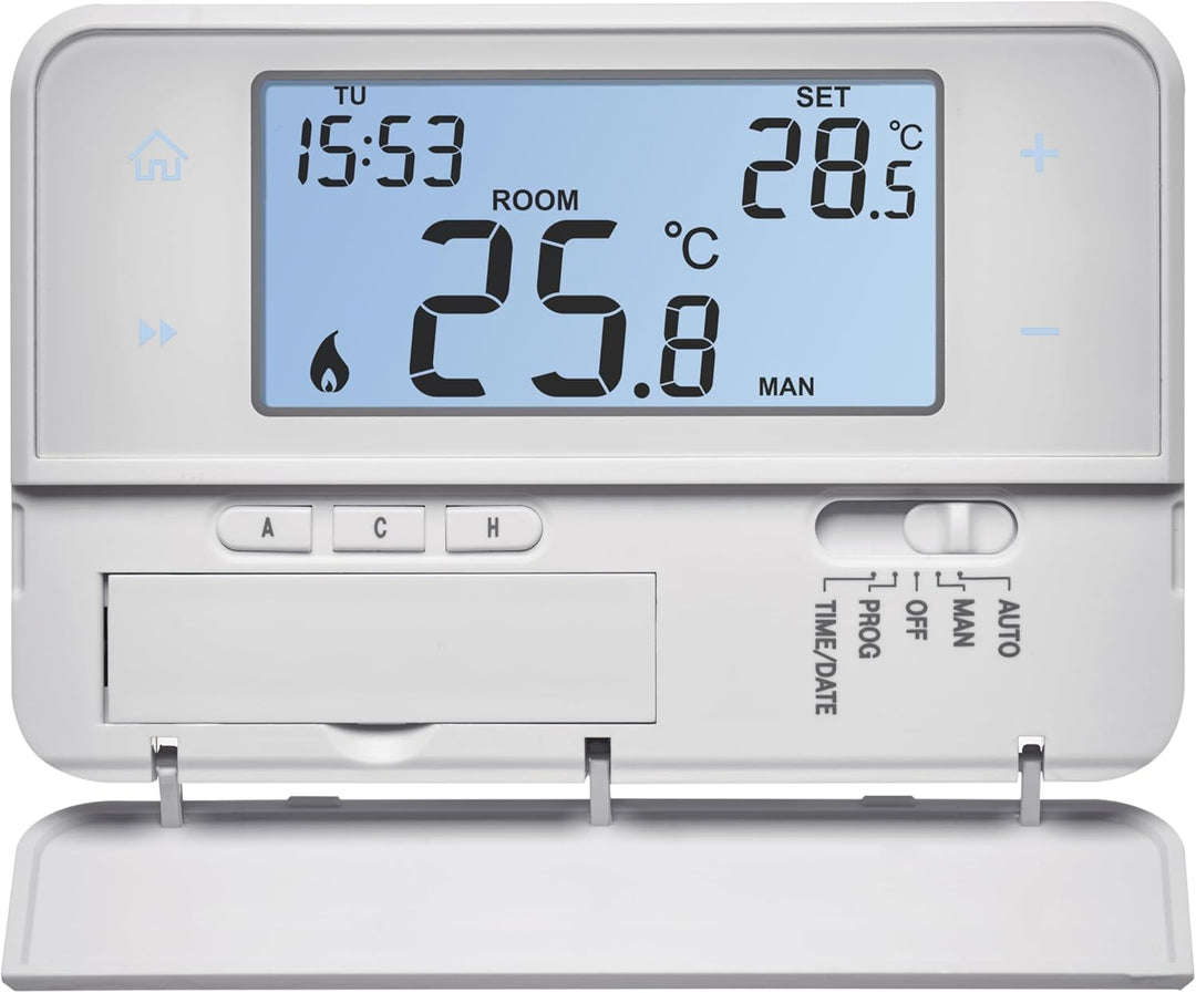 Emos Digitaler Raumthermostat mit OpenTherm-Unterstützung - Programmierbarer, verkabelter, oberfläch
