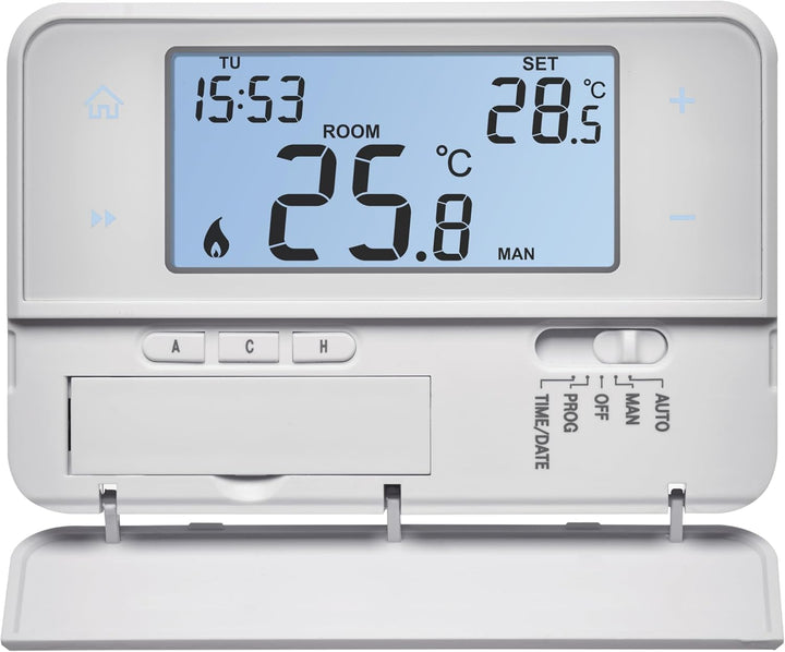 Emos Digitaler Raumthermostat mit OpenTherm-Unterstützung - Programmierbarer, verkabelter, oberfläch
